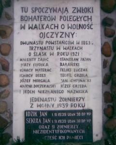 Tablica z nazwiskami