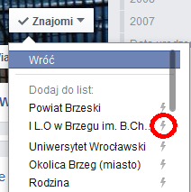listy automatyczne