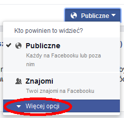 więcej opcji