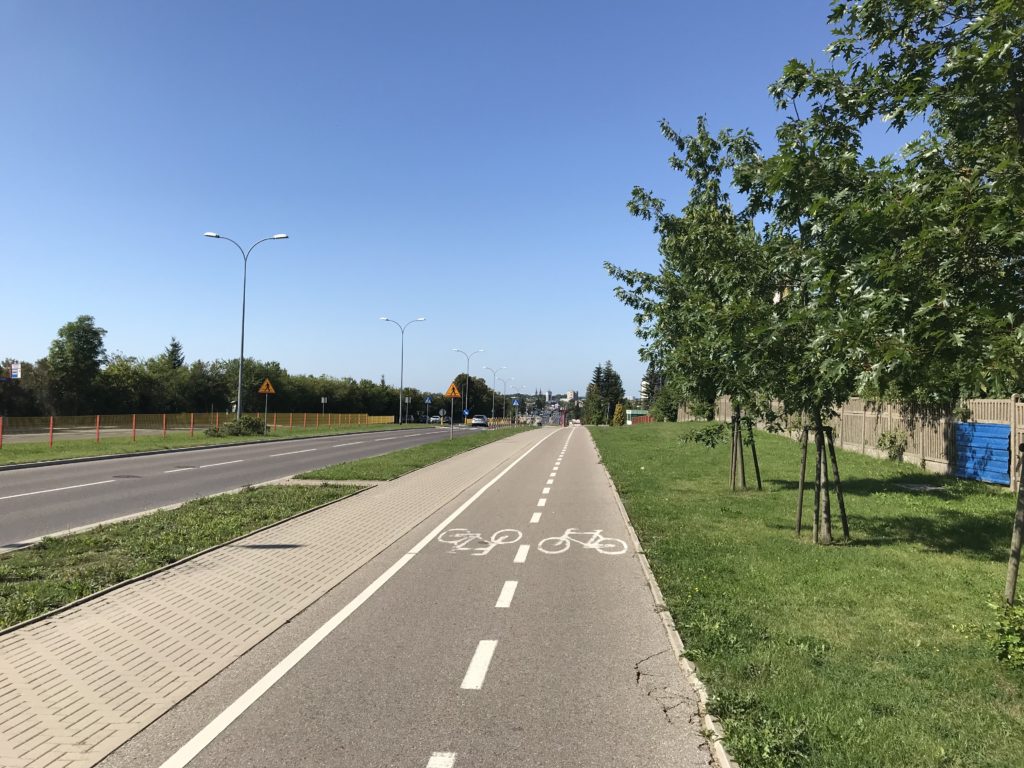 po długiej podróży, taka ścieżka rowerowa cieszy oko (fot. MR)